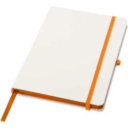Carnet publicitaire à couverture rigide Spectrum A5 avec bords colorés