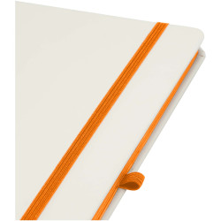 Carnet publicitaire à couverture rigide Spectrum A5 avec bords colorés