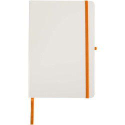 Carnet publicitaire à couverture rigide Spectrum A5 avec bords colorés