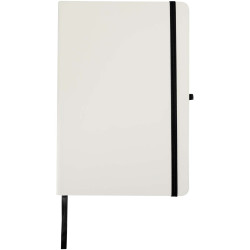 Carnet publicitaire à couverture rigide Spectrum A5 avec bords colorés