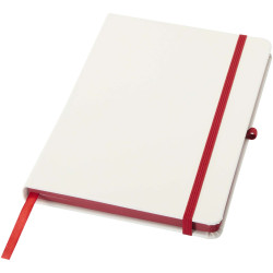 Carnet publicitaire à couverture rigide Spectrum A5 avec bords colorés