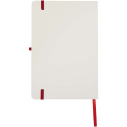 Carnet publicitaire à couverture rigide Spectrum A5 avec bords colorés