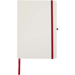 Carnet publicitaire à couverture rigide Spectrum A5 avec bords colorés