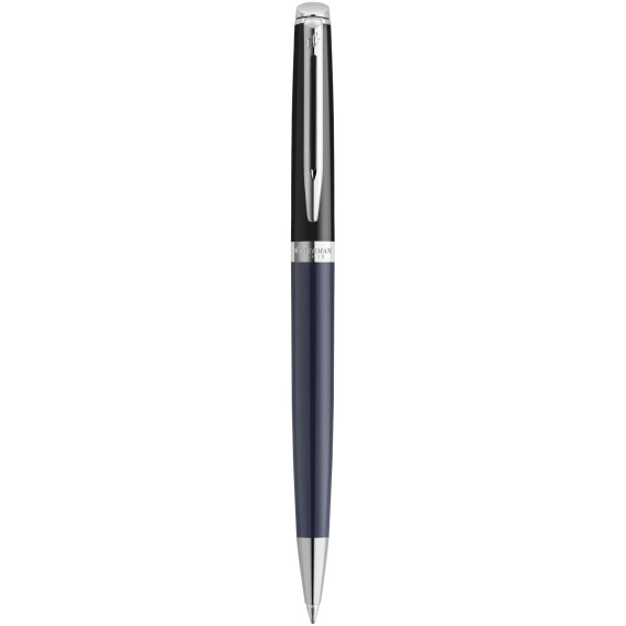 Stylo publicitaire roller Waterman Hemisphere avec habillage palladium