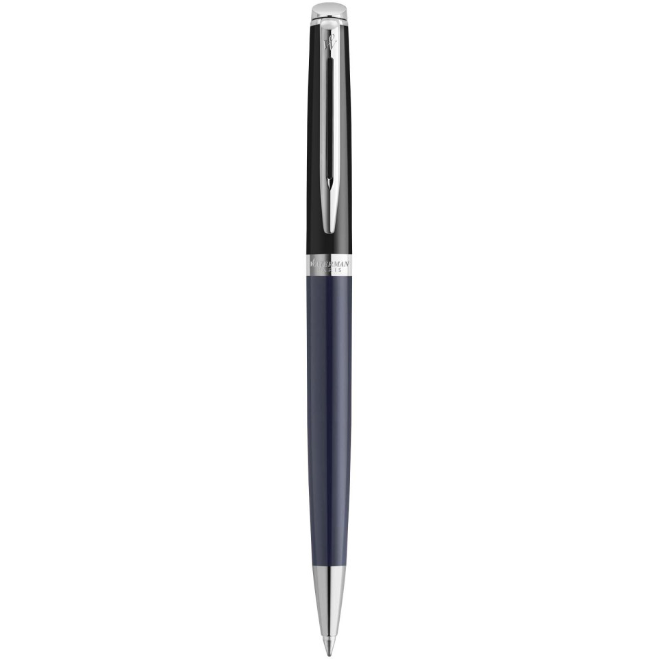 Stylo publicitaire roller Waterman Hemisphere avec habillage palladium