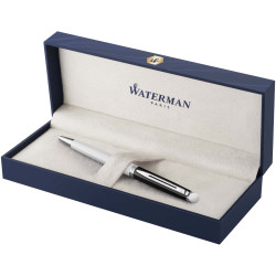 Stylo publicitaire roller Waterman Hemisphere avec habillage palladium