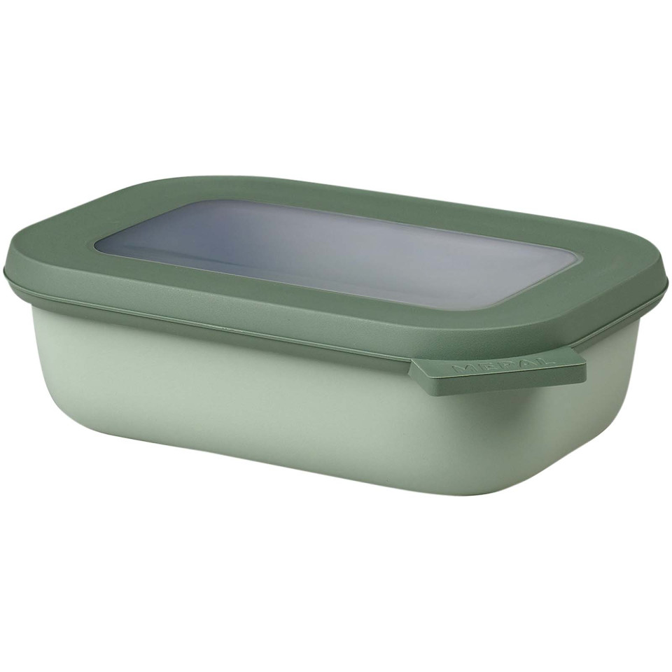 Saladier publicitaire rectangulaire à plusieurs compartiments Mepal Cirqula 500 ml