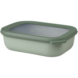 Saladier publicitaire rectangulaire à plusieurs compartiments Mepal Cirqula 1 000 ml