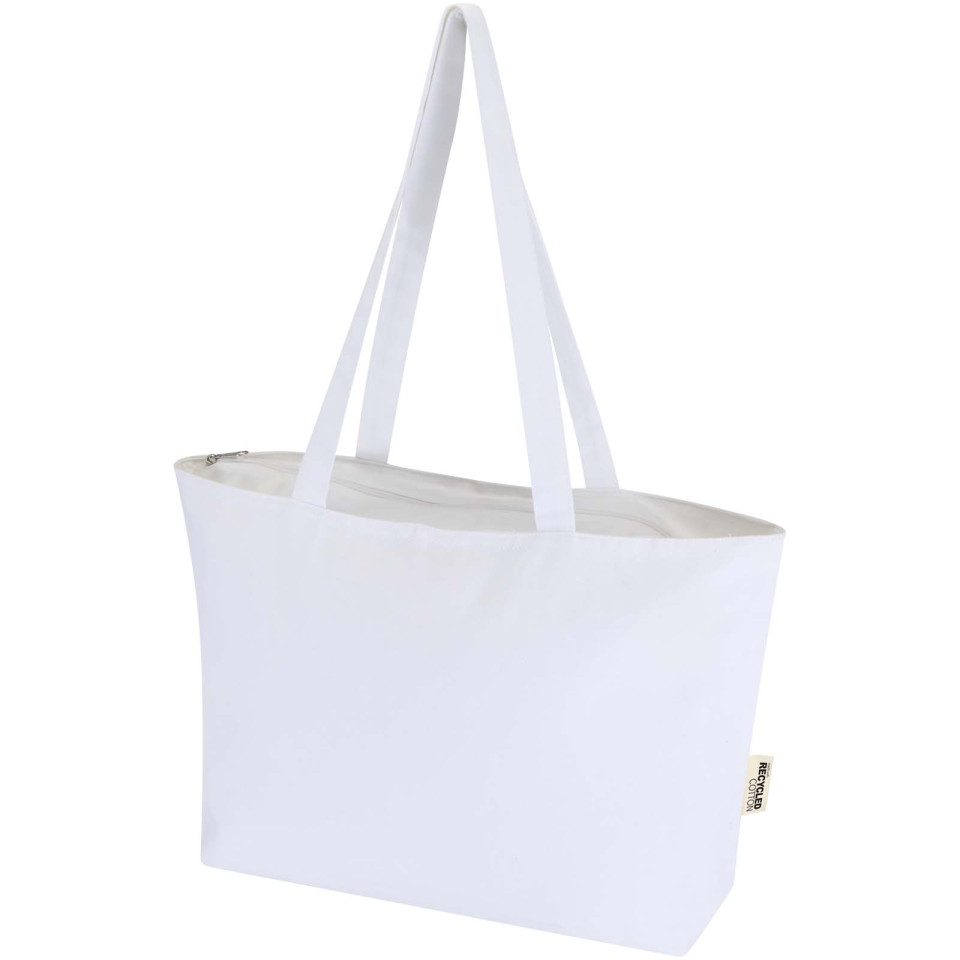 Sac publicitaire shopping zippé coton 320 g/m² Ningbo 15L