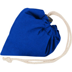 Sac publicitaire fourre-tout pliable en coton recyclé GRS « Madras Blend » 140 g/m², 7 L