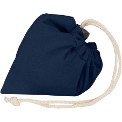 Sac publicitaire fourre-tout pliable en coton recyclé GRS « Madras Blend » 140 g/m², 7 L