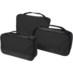 Sacoches publicitaires de rangement recyclés Jet GRS - lot de 3