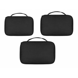 Sacoches publicitaires de rangement recyclés Jet GRS - lot de 3