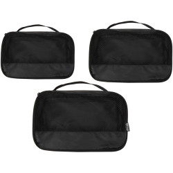Sacoches publicitaires de rangement recyclés Jet GRS - lot de 3