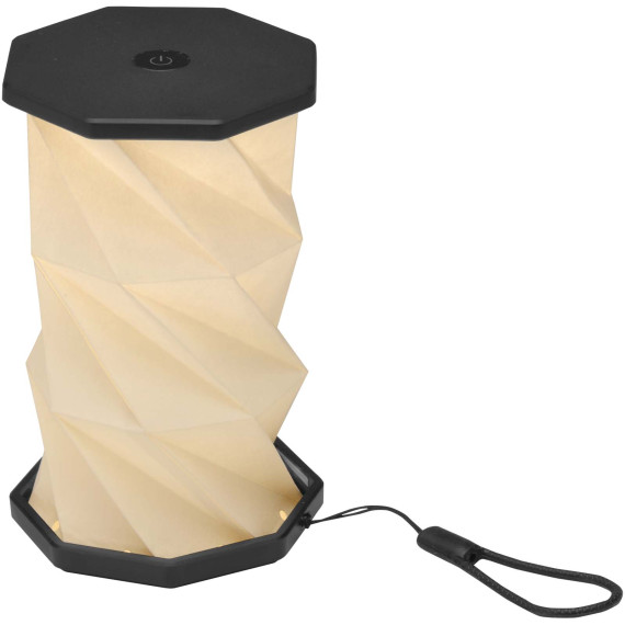 Lampe publicitaire de table pliable Celestia en plastique recyclé