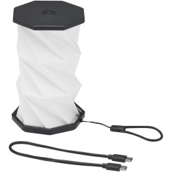 Lampe publicitaire de table pliable Celestia en plastique recyclé