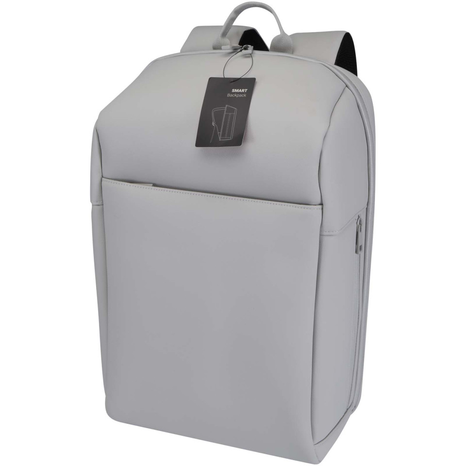 Sac publicitaire à dos pour ordinateur portable SMART 15 pouces en GRS recyclé, 18 L