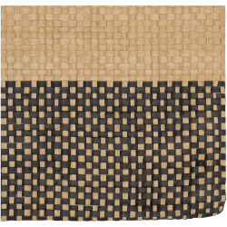 Pochette publicitaire en papier paille Rhythm avec fermeture à glissière, 3 L