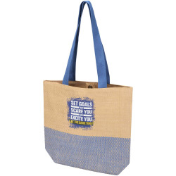 Sac publicitaire fourre-tout en papier paille Rhythm, 10 L
