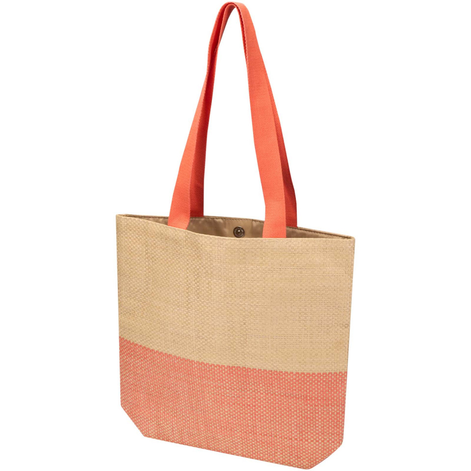 Sac publicitaire fourre-tout en papier paille Rhythm, 10 L