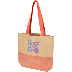 Sac publicitaire fourre-tout en papier paille Rhythm, 10 L