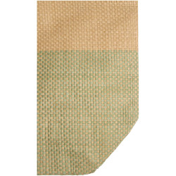 Grand sac fourre-tout publicitaire en papier paille Rhythm avec fermeture à glissière, 21 L