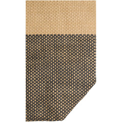 Grand sac fourre-tout publicitaire en papier paille Rhythm avec fermeture à glissière, 21 L