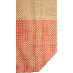 Grand sac fourre-tout publicitaire en papier paille Rhythm avec fermeture à glissière, 21 L