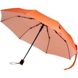 Parapluie publicitaire pliable Agnes 21 pouces à ouverture automatique en RPET