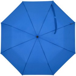 Parapluie publicitaire pliable Agnes 21 pouces à ouverture automatique en RPET