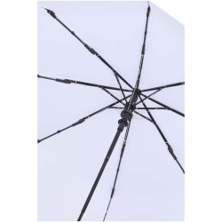 Parapluie publicitaire pliable Agnes 21 pouces à ouverture automatique en RPET