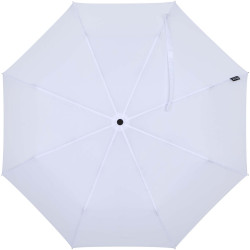 Parapluie publicitaire pliable Agnes 21 pouces à ouverture automatique en RPET