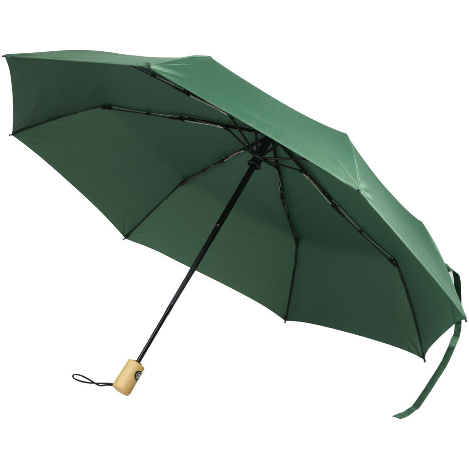 Parapluie publicitaire pliable Renee de 58 cm à ouverture et fermeture automatiques