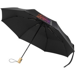 Parapluie publicitaire pliable Renee de 58 cm à ouverture et fermeture automatiques