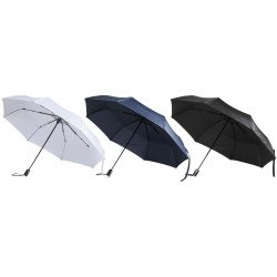 Parapluie publicitaire pliable Gale de 69 cm à ouverture et fermeture automatiques en RPET