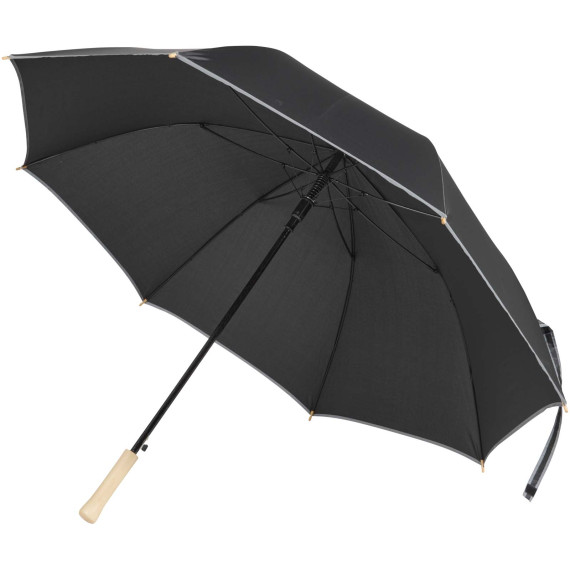 Parapluie publicitaire Norman 76 cm en RPET résistant au vent
