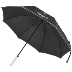 Parapluie publicitaire Norman 76 cm en RPET résistant au vent