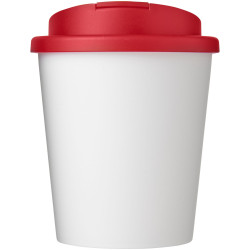 Gobelet publicitaire isolant Espresso Americano® 250ml avec couvercle anti-fuite