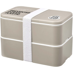Boîte publicitaire à lunch à double épaisseur de 700 + 700 ml MIYO POP