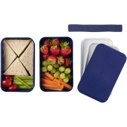Boîte publicitaire à lunch à double épaisseur de 700 + 700 ml MIYO POP