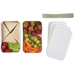 Boîte publicitaire à lunch à double épaisseur de 700 + 700 ml MIYO POP