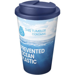 Gobelet publicitaire isotherme Brite-Americano® POP 350 ml avec couvercle anti-éclaboussures