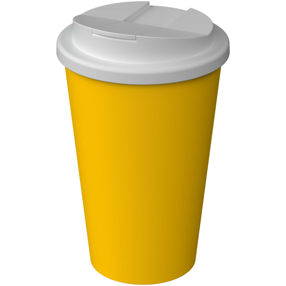 Gobelet publicitaire isotherme Americano® Infiniti de 350 ml avec couvercle anti-déversement