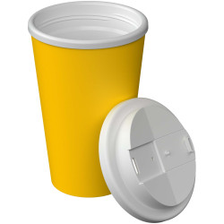 Gobelet publicitaire isotherme Americano® Infiniti de 350 ml avec couvercle anti-déversement