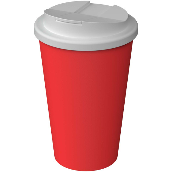 Gobelet publicitaire isotherme Americano® Infiniti de 350 ml avec couvercle anti-déversement
