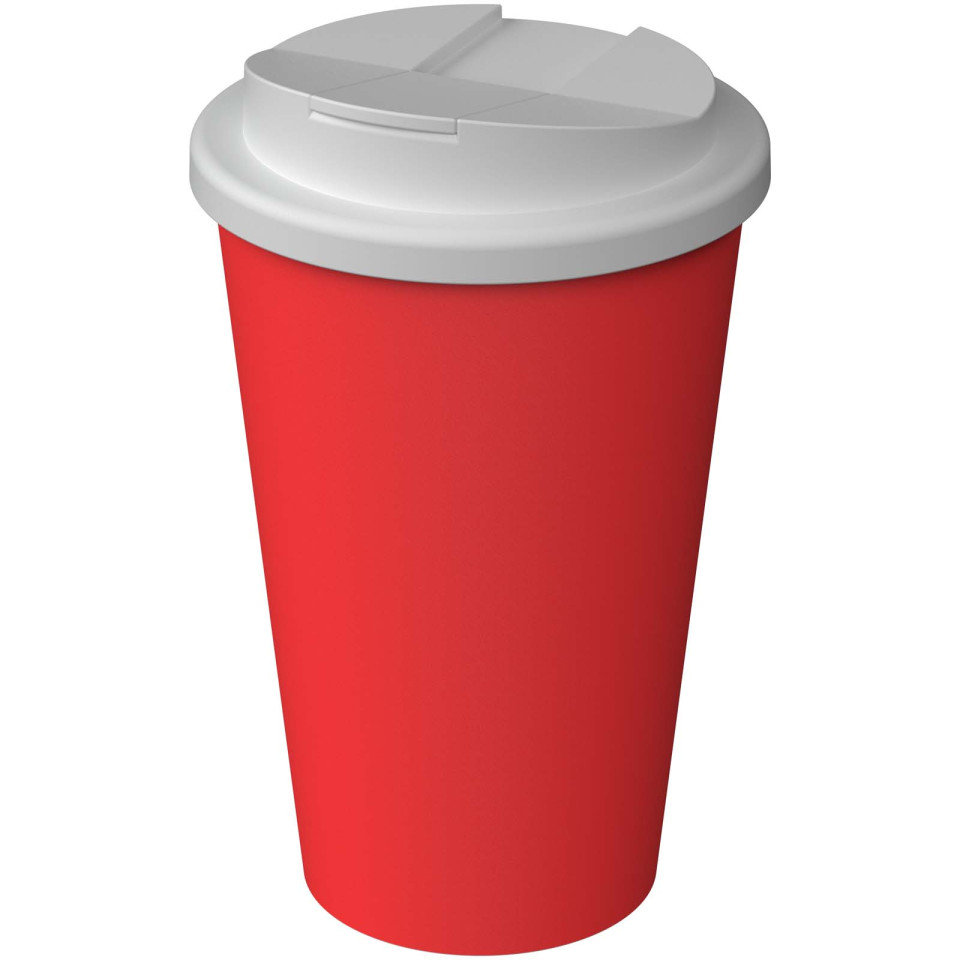 Gobelet publicitaire isotherme Americano® Infiniti de 350 ml avec couvercle anti-déversement