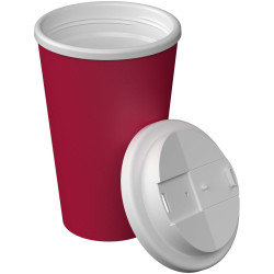 Gobelet publicitaire isotherme Americano® Infiniti de 350 ml avec couvercle anti-déversement