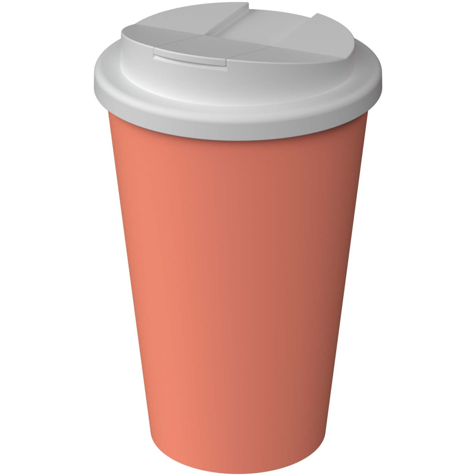 Gobelet publicitaire isotherme Americano® Infiniti de 350 ml avec couvercle anti-déversement