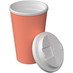 Gobelet publicitaire isotherme Americano® Infiniti de 350 ml avec couvercle anti-déversement