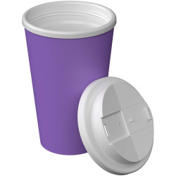 Gobelet publicitaire isotherme Americano® Infiniti de 350 ml avec couvercle anti-déversement